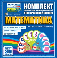 Динамические раздаточные пособия математика (веера). Устный счет, доли и дроби, геометрические формы - fgospostavki.ru - Балахна