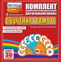 Динамические раздаточные пособия. Обучение грамоте (веера). Гласные буквы, знаки, согласные буквы. - fgospostavki.ru - Балахна