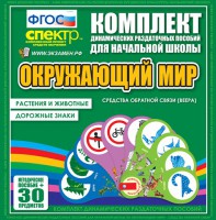Динамические раздаточные пособия. Окружающий мир (веера). Животные и растения, дорожные знаки. - fgospostavki.ru - Балахна