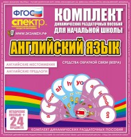 Динамические раздаточные пособия. Английский язык (веера). Английские местоимения, английские предлоги. - fgospostavki.ru - Балахна