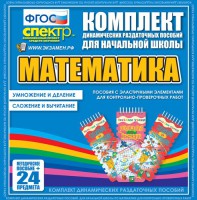 Динамические раздаточные пособия. Математика (Эластичные элементы). Умножение и деление, сложение и вычитание. - fgospostavki.ru - Балахна