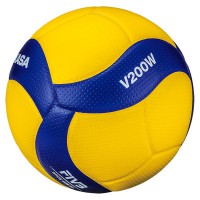 Мяч волейбольный Mikasa V200W (размер 5, синтетическая кожа, профессиональный) - fgospostavki.ru - Балахна