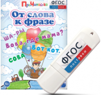 Игры для чтения слов и словосочетаний "От слова к фразе" на USB - носителе - fgospostavki.ru - Балахна