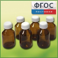 Набор склянок для растворов реактивов 30 миллилитров (6 штук) - fgospostavki.ru - Балахна