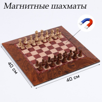 Шахматы магнитные доска и фигуры из пластика - fgospostavki.ru - Балахна