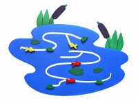 Сенсомоторное декоративно-развивающее панно "Река" - fgospostavki.ru - Балахна