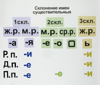 Набор магнитных карточек "Склонение имен существительных" - fgospostavki.ru - Балахна