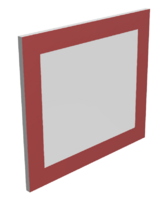 Щит баскетбольный навесной на шведскую стенку (ламинированная фанера), размер 400х450 миллиметров - fgospostavki.ru - Балахна