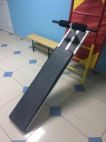 Доска для пресса навесная на шведскую стенку с двумя валиками (длина 1,5 метра) - fgospostavki.ru - Балахна