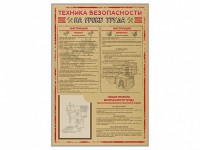 Стенд-уголок "Техника безопасности на уроках труда" - fgospostavki.ru - Балахна