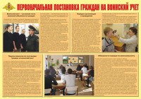 Плакат "Первоначальная постановка граждан на воинский учет" - fgospostavki.ru - Балахна