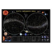 Карта звездного неба (101 х 69 см) - fgospostavki.ru - Балахна