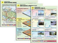 Комплект таблиц по географии "Природа России" раздаточные (цветные, ламинированные, А4, 10 штук) - fgospostavki.ru - Балахна