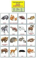 Раздаточные карточки "Дикие животные (1)" - fgospostavki.ru - Балахна