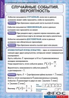 Комплект таблиц. Теория вероятностей и математическая статистика. - fgospostavki.ru - Балахна