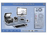 Электрифицированный информационный стенд-тренажер "Периферийные устройства персонального компьютера" с функцией контроля и обучения - fgospostavki.ru - Балахна
