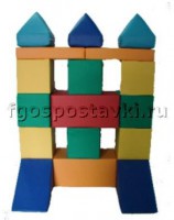 Мягкий модуль-конструктор "Башня" (17 элементов) - fgospostavki.ru - Балахна