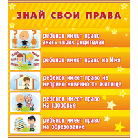 Стенд "Знай свои права" - fgospostavki.ru - Балахна