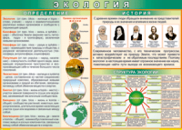 Таблица "Экология. Определения и история" (100х140 сантиметров, винил) - fgospostavki.ru - Балахна