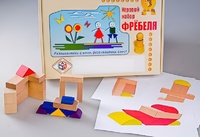 Игровой набор Фребеля "Конструктор деревянный без соединений-2" (Серия "Эксперимент") - fgospostavki.ru - Балахна