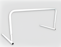 Барьер тренировочный регулируемой высоты (кнопочный фиксатор) - fgospostavki.ru - Балахна