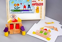 Игровой набор Фребеля "Конструктор деревянный без соединений-4" (Серия "Эксперимент") - fgospostavki.ru - Балахна