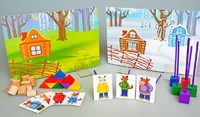 Игровой набор Фребеля "Заюшкина избушка" (серия "Сказочный мир". Выпуск 1) - fgospostavki.ru - Балахна