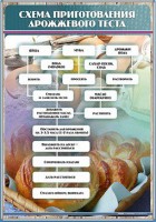 Стенд "Схема приготовления дрожжевого теста" - fgospostavki.ru - Балахна