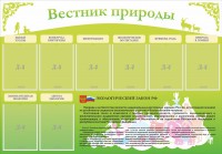 Стенд "Вестник природы" Вариант 4 - fgospostavki.ru - Балахна