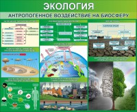 Стенд "Экология. Антропогенное воздействие на биосферу" - fgospostavki.ru - Балахна