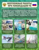 Стенд "Неотложные работы при ликвидации ЧС" - fgospostavki.ru - Балахна