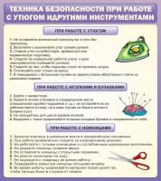 Стенд "Техника безопасности при работе с утюгом" - fgospostavki.ru - Балахна