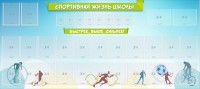Стенд "Спортивная жизнь школы" - fgospostavki.ru - Балахна