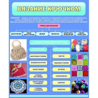 Стенд "Вязание крючком" - fgospostavki.ru - Балахна