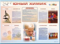 Стенд-уголок "Юный химик" - fgospostavki.ru - Балахна