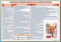 Стенд-уголок "Техника безопасности на уроках химии" - fgospostavki.ru - Балахна