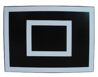 Щит баскетбольный навесной на шведскую стенку (ламинированная фанера), размер 700х700 миллиметров - fgospostavki.ru - Балахна