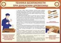 Стенд "Техника безопасности при долблении древесины" - fgospostavki.ru - Балахна