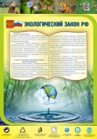 Стенд "Экологический закон РФ" - fgospostavki.ru - Балахна