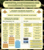 Стенд "Структура вооруженных сил РФ" - fgospostavki.ru - Балахна