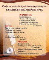 Стенд "Стилистические фигуры" Вариант 1 - fgospostavki.ru - Балахна