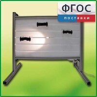 Панель с держателями и подсветкой для монтажа оборудования для проведения демонстрационных опытов по химии - fgospostavki.ru - Балахна