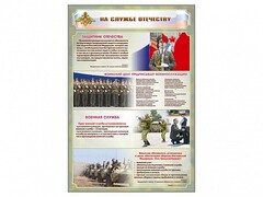 Стенд "На службе Отечеству" Вариант 1 - fgospostavki.ru - Балахна