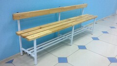 Скамья для раздевалок со спинкой (2,5 метра) - fgospostavki.ru - Балахна