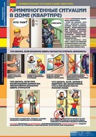 Комплект таблиц. ОБЖ. Поведение в криминогенных ситуациях. - fgospostavki.ru - Балахна