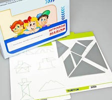 Игровой набор "Танграм" (с комплектом карточек) - fgospostavki.ru - Балахна