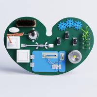 Бизиборд «Зеленое сердце» - fgospostavki.ru - Балахна