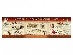 Настенное полотно "История Олимпийских игр" - fgospostavki.ru - Балахна
