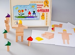 Игровой набор Фребеля "Конструктор деревянный без соединений-3" (Серия "Эксперимент") - fgospostavki.ru - Балахна