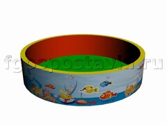 Сухой бассейн круглый с шелкографией - fgospostavki.ru - Балахна